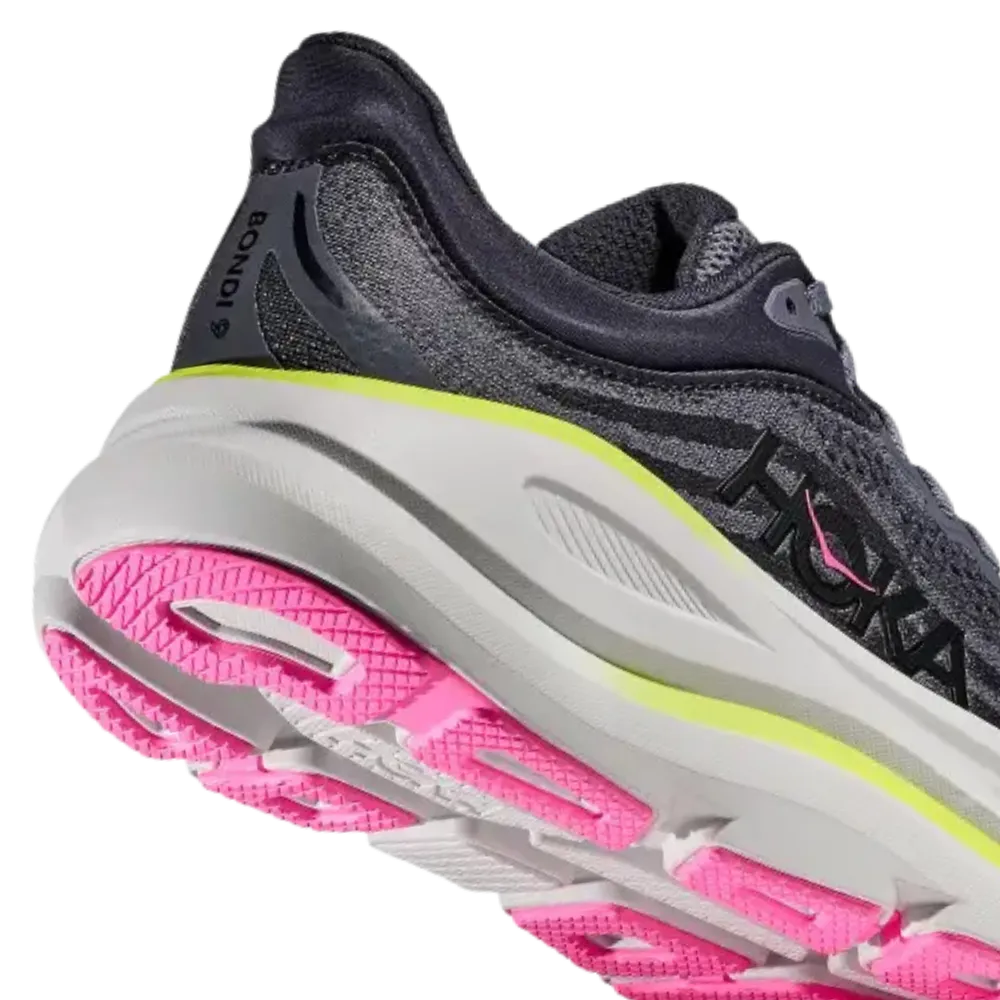 HOKA Bondi 9 Charcoal Grey Grey Skies Sneaker