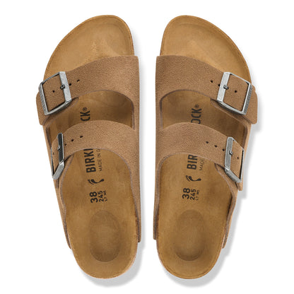 Birkenstock Arizona Dark Tea Suede Sandal