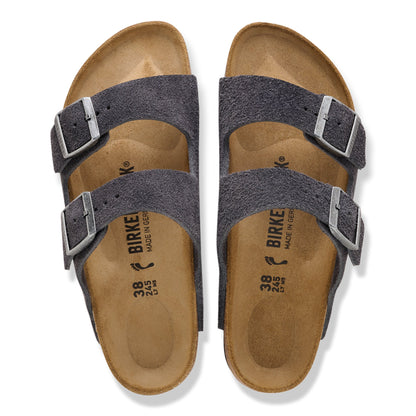 Birkenstock Arizona Charcoal Suede Sandal