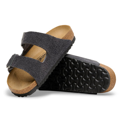 Birkenstock Arizona Charcoal Suede Sandal