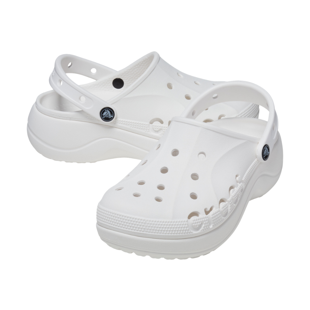 Crocs Baya Platform Clog 'White'