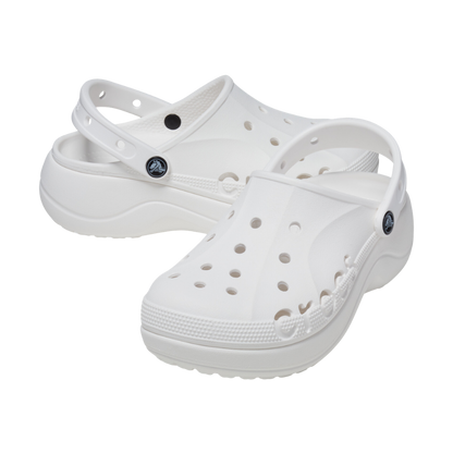 Crocs Baya Platform Clog 'White'