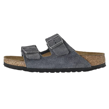 Birkenstock Arizona Charcoal Suede Sandal