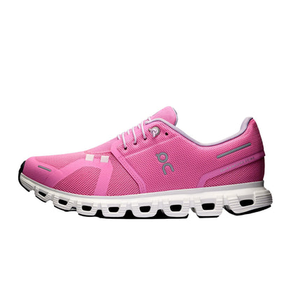 On Cloud 6 Raspberry White Women's Sneaker