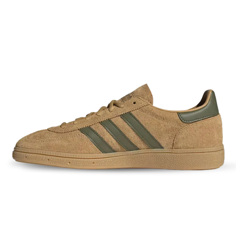 Adidas Handball Spezial Men's Beige Olive Green Sneaker