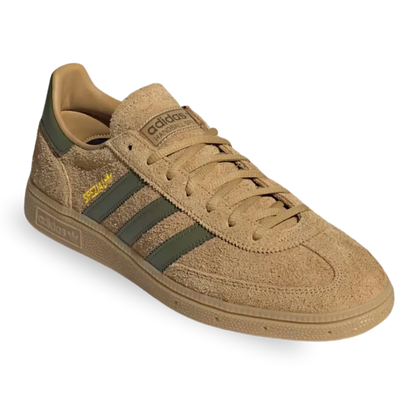 Adidas Handball Spezial Men's Beige Olive Green Sneaker