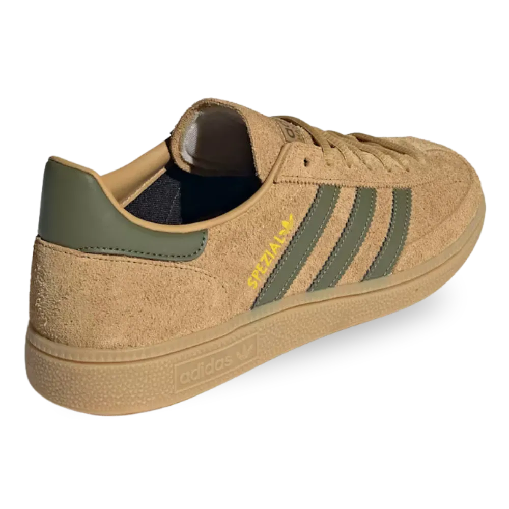 Adidas Handball Spezial Men's Beige Olive Green Sneaker