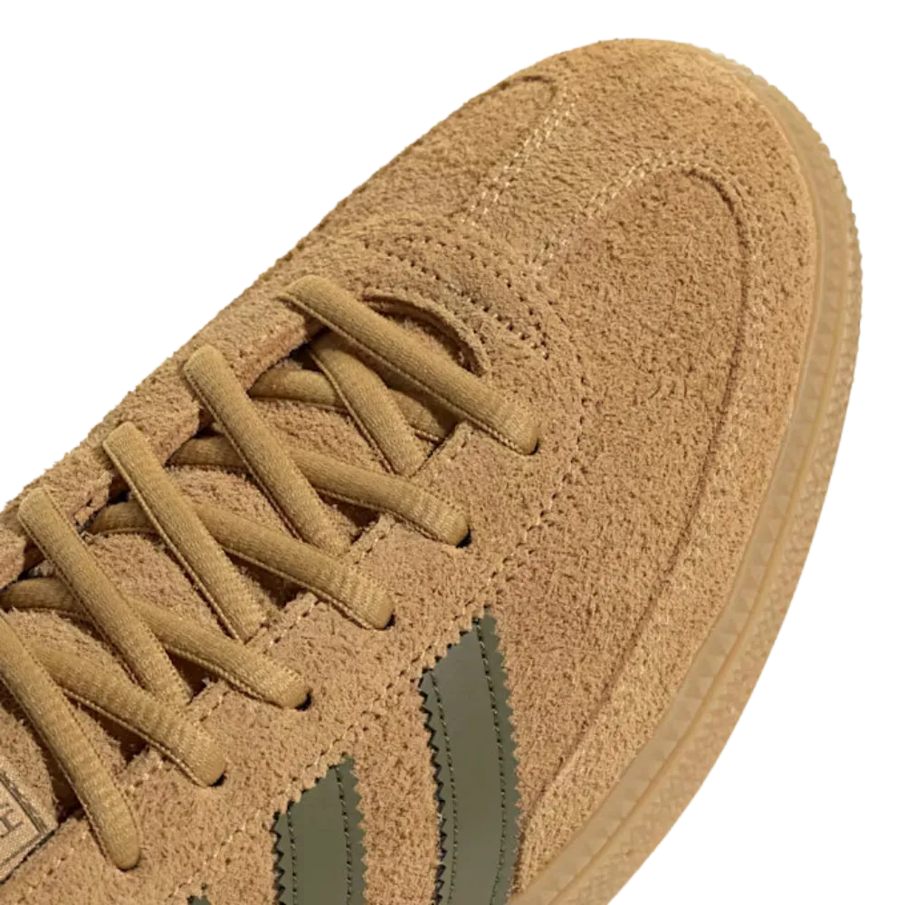 Adidas Handball Spezial Men's Beige Olive Green Sneaker