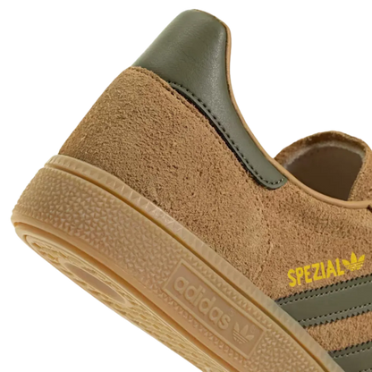 Adidas Handball Spezial Men's Beige Olive Green Sneaker