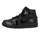 Jordan 1 Mid Patent Triple Black Women's