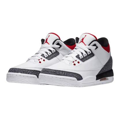 Jordan 3 Retro Fire Red Denim (GS)
