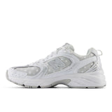 New Balance 530 White Silver Metallic Polka Dots