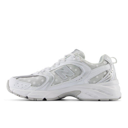 New Balance – 530 – White Silver Metallic Polka Dots 1